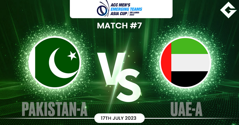 PK-A vs UAE-A Dream11 Prediction, ACC Emerging Teams Asia Cup 2023 Match 7 Best Fantasy Picks, Playing XI Update, and More