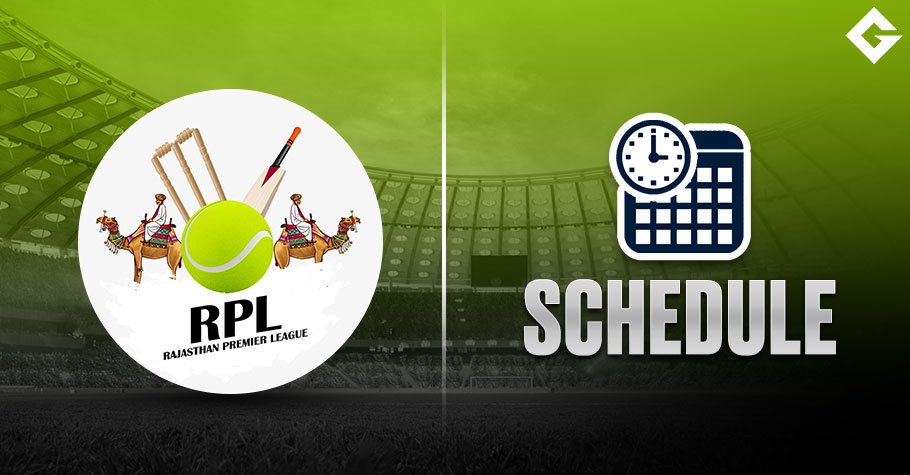 Rajasthan Premier League Schedule