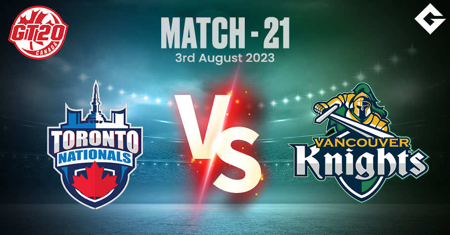 TOR vs VK Dream11 Prediction, Global T20 Canada 2023 Match 21 Best Fantasy Picks, Playing XI Update, and More