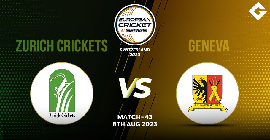 ZUCC vs GNA Dream11 Prediction, ECS Switzerland Match 43 Best Fantasy Picks, Playing XI Update, and More