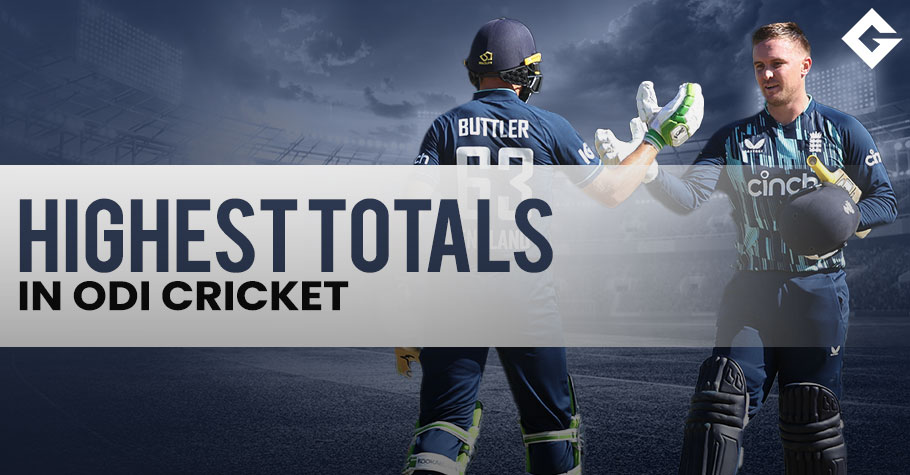 10 Highest Totals In ODI Cricket