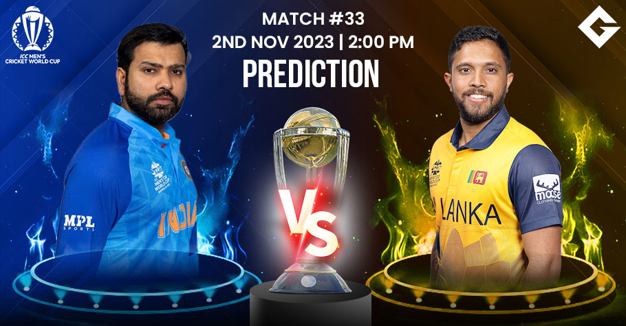 IND vs SL Dream11 Prediction, ODI World Cup 2023 Match 33, Best Fantasy Picks, Playing XI Update, Squad Update, And More