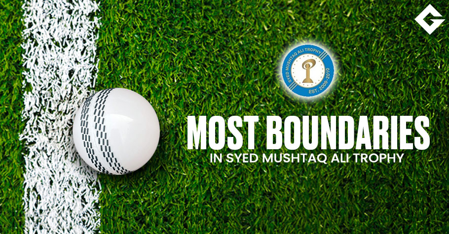 Top 10 Players To Smash Most Boundaries In The History Of Syed Mushtaq Ali Trophy