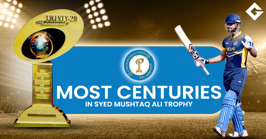 Top 10 Players Who Have Smashed Most Centuries In Syed Mushtaq Ali Trophy