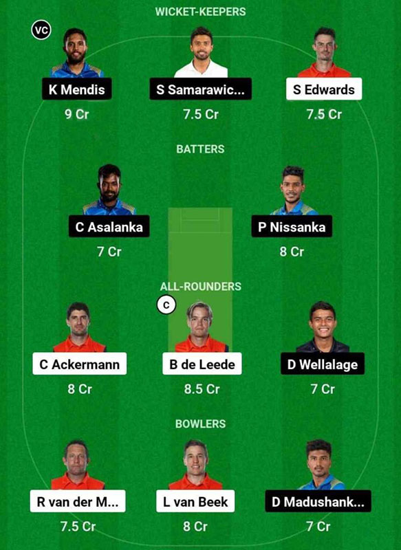 NED vs SL Dream11 Prediction, ODI World Cup 2023 Match 19, Best Fantasy Picks, Playing XI Update, Squad Update, And More