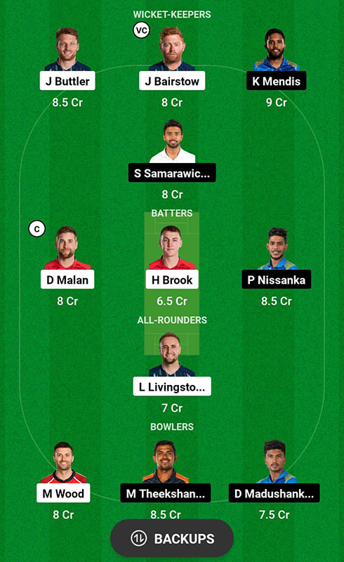 ENG vs SL Dream11 Prediction, ODI World Cup 2023 Match 25, Best Fantasy Picks, Playing XI Update, Squad Update, And More