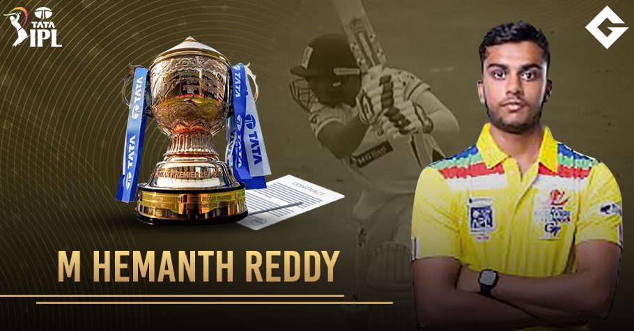 Will M Hemanth Reddy Receive His First IPL Contract?
