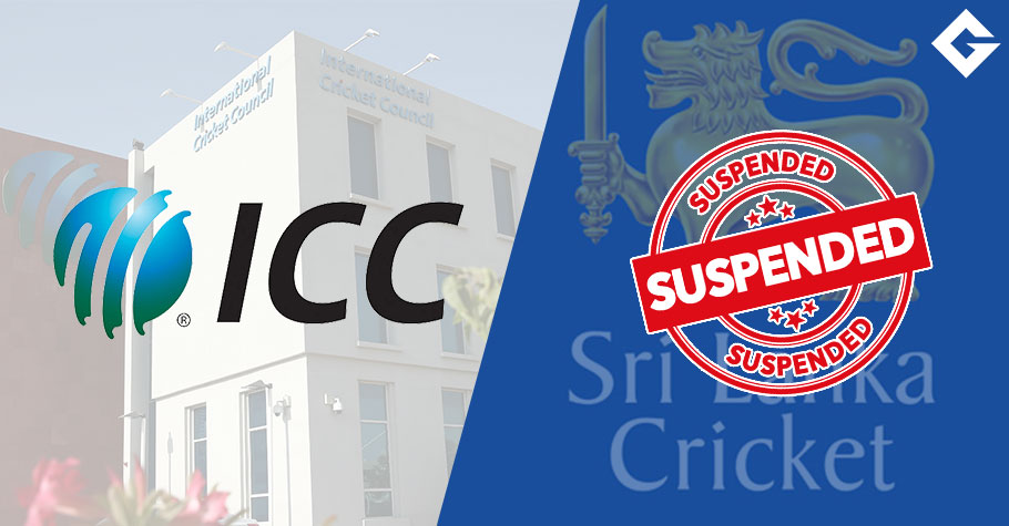 Breaking: ICC has Suspended Sri Lanka Cricket's Membership of the ICC with Immediate Effect.