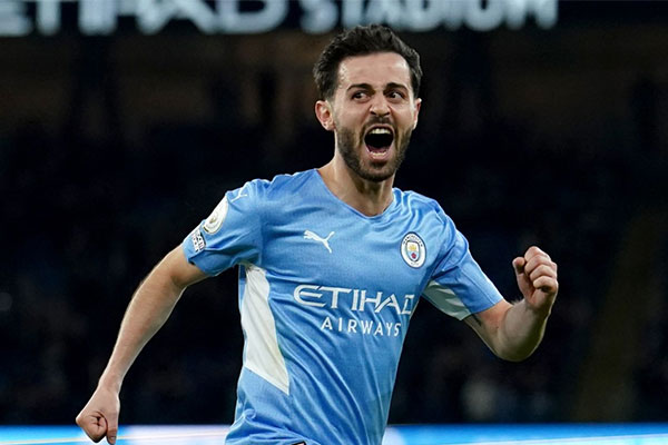 English Premier League Player Bernardo Silva