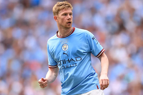 English Premier League Player Kevin De Bruyne