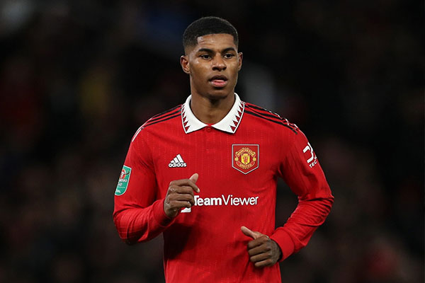 English Premier League Player Marcus Rashford