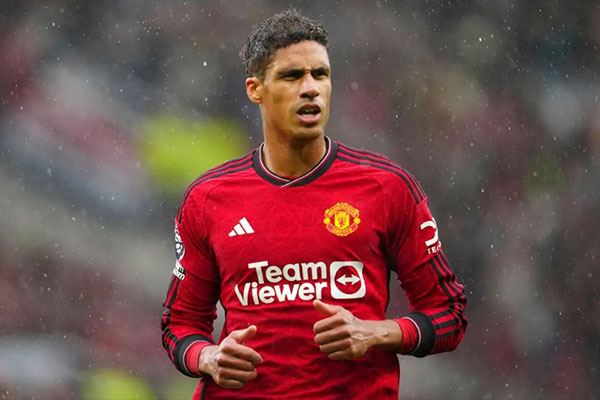 English Premier League Player Raphael Varane