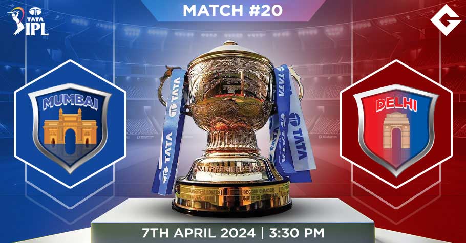 MI Vs DC Dream11 Predictions - IPL 2024 Match 20