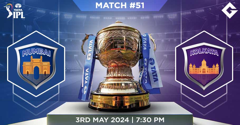 MI Vs KKR Dream11 Predictions - IPL 2024 Match 51
