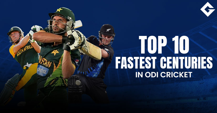 Top 10 Fastest Centuries In ODI Cricket