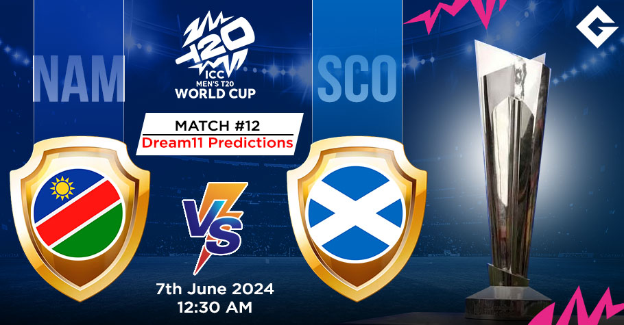 NAM Vs SCO Dream11 Predictions - T20 World Cup Match 12