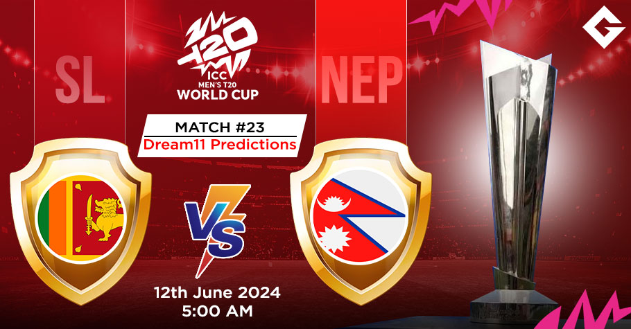 SL Vs NEP Dream11 Predictions - T20 World Cup Match 23