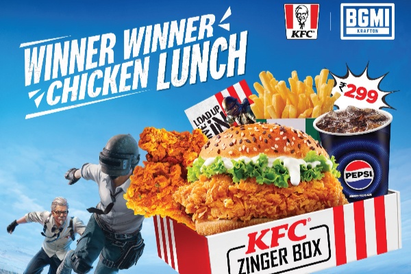 KFC Surprises BGMI Fans With A ‘Winner Winner Chicken Lunch’