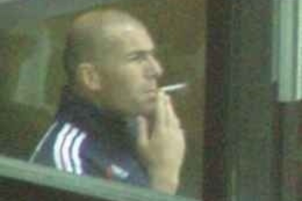 Footballers Who Smoked During Their Careers - Zinedine Zidane