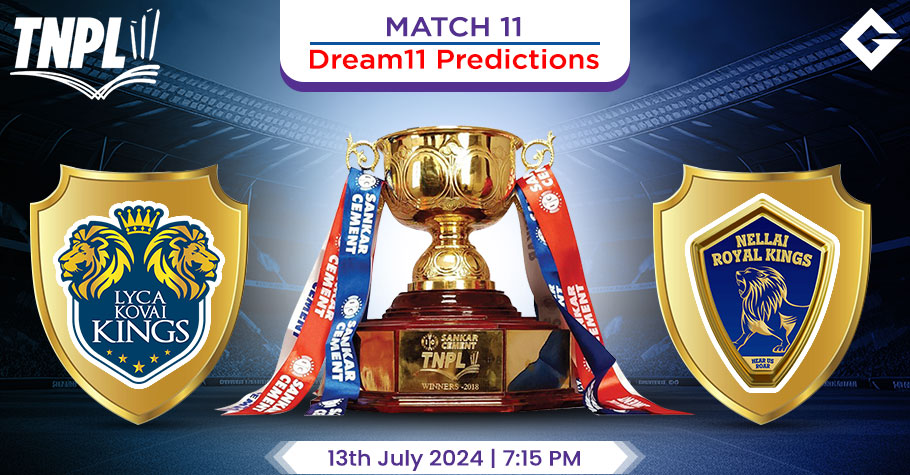 LKK Vs NRK Dream11 Predictions – TNPL 2024 Match 11