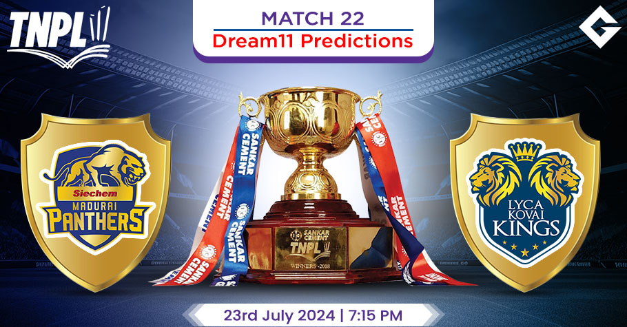 SMP Vs LKK Dream11 Predictions – TNPL 2024 Match 22