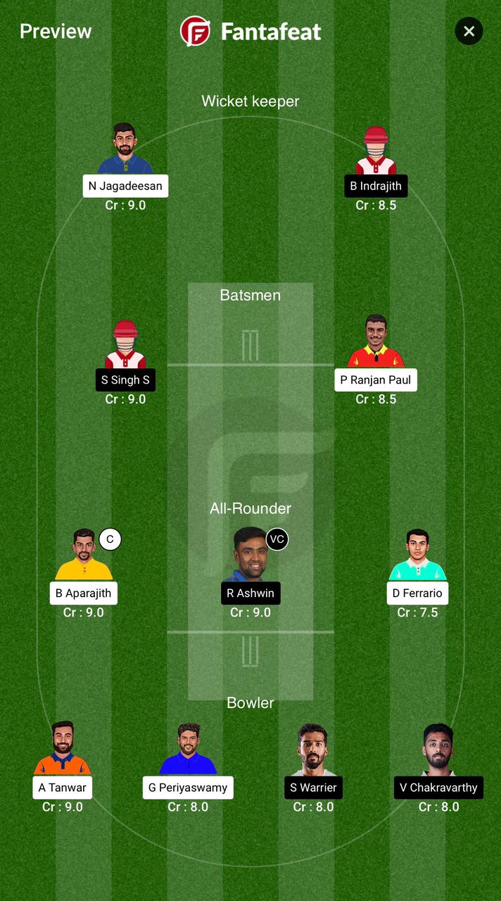 CSG Vs DD Dream11 Predictions – TNPL 2024 Match 30