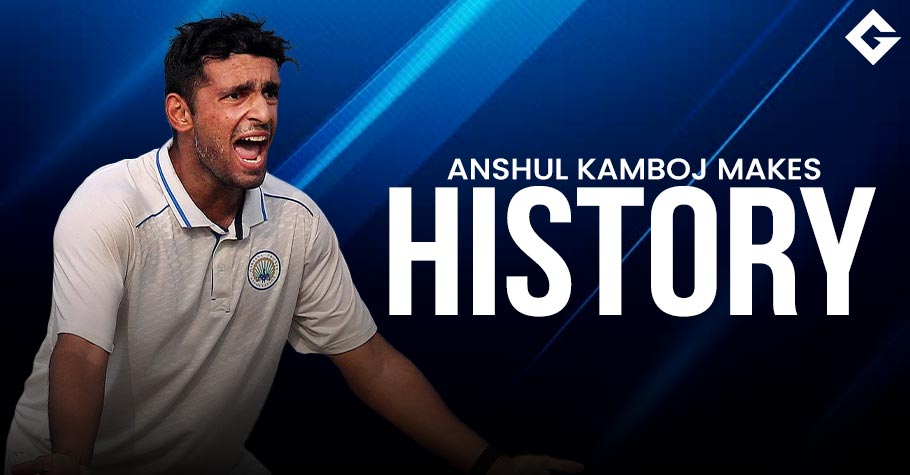 Anshul Kamboj Creates History Against Kerala In Ranji Trophy