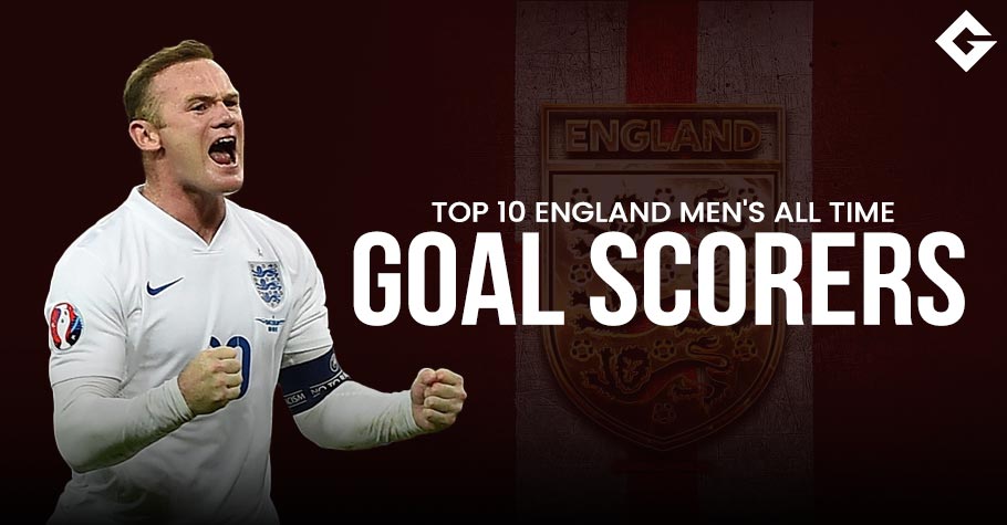 Top 10 England Men's All Time Goal Scorers