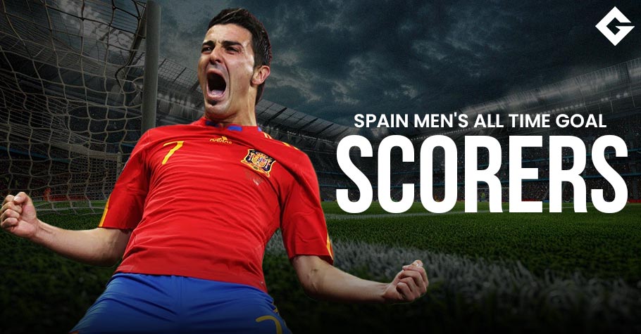 Top 10 Spain Men's All Time Goal Scorers