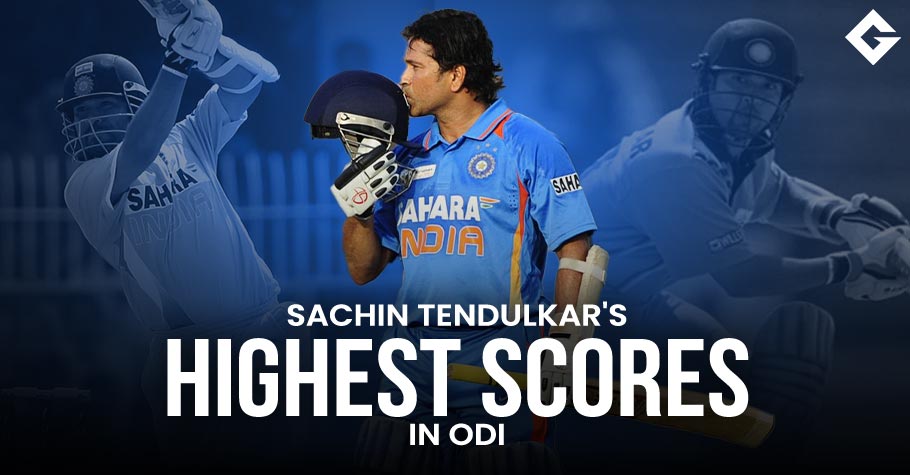 Top 10 Sachin Tendulkar's Highest Scores In ODI