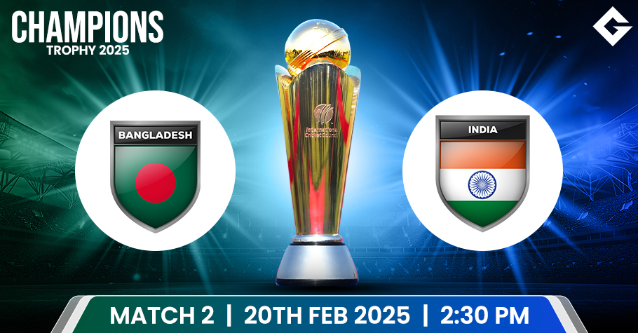 IND Vs BAN Dream11 Predictions - CT 2025 Match 2