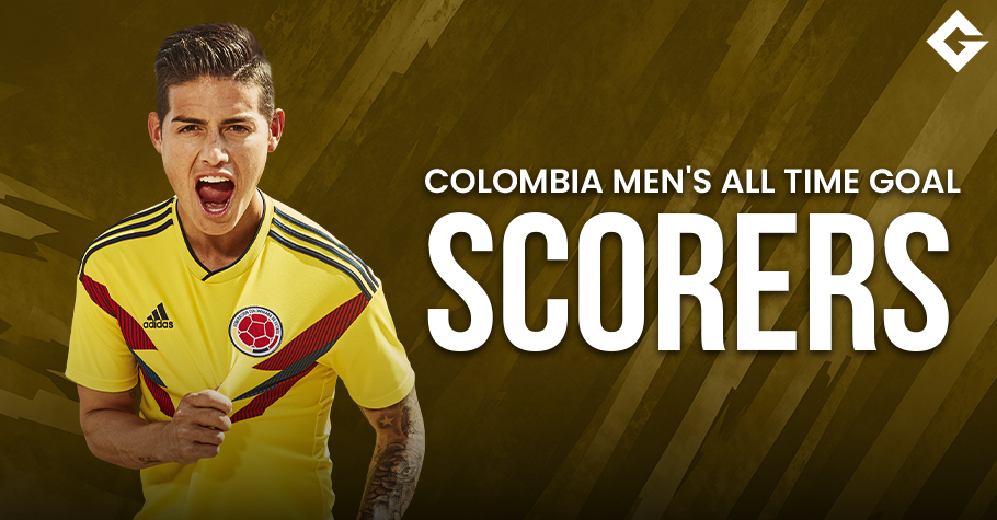 Top 10 Colombia Men's All Time Goal Scorers