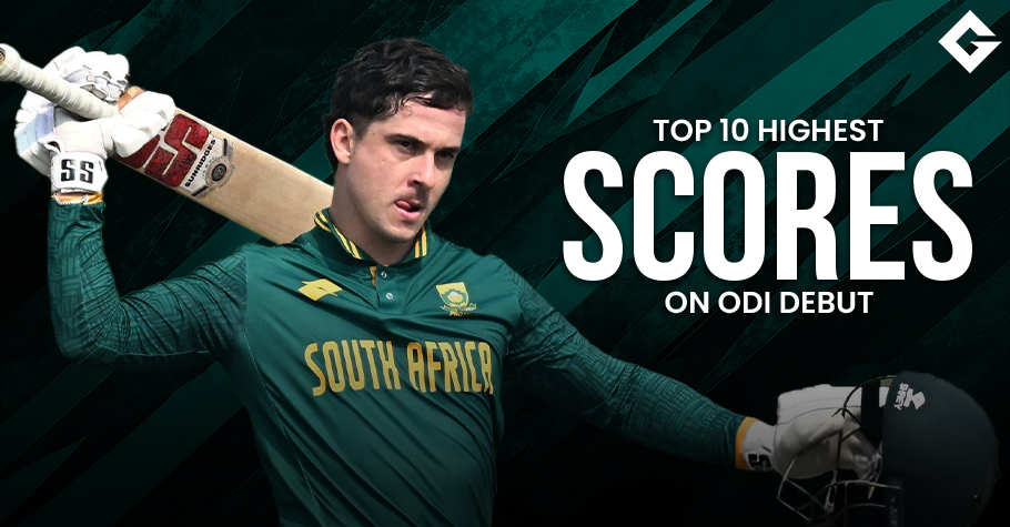 ⁠Top 10 Highest Scores On ODI Debut