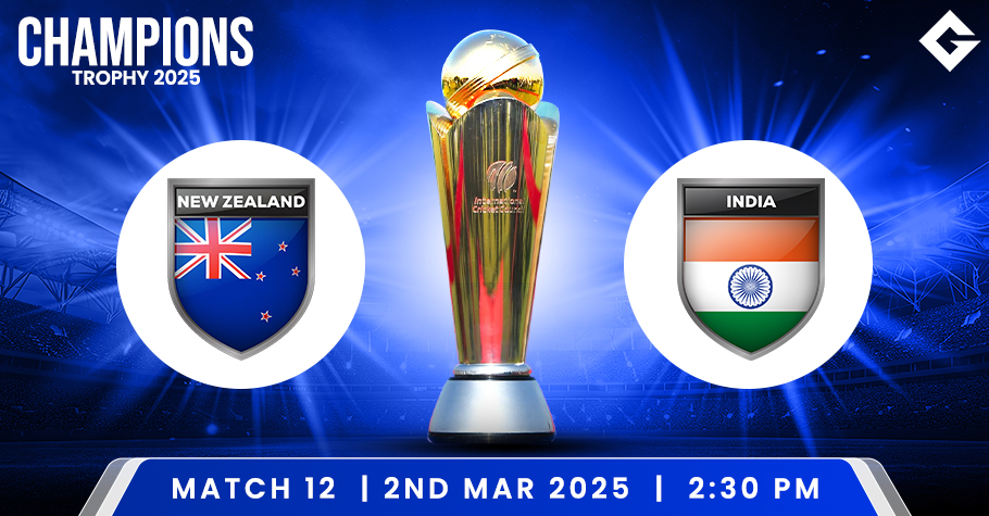 NZ Vs IND Dream11 Predictions - CT 2025 Match 12