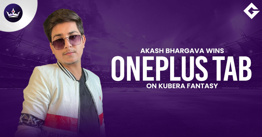 Akash Bhargava From Fantasygram Wins A Tab On Kubera Fantasy
