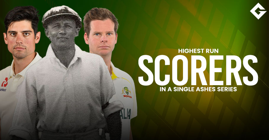 Top 10 Highest Run Scorers In A Single Ashes Series