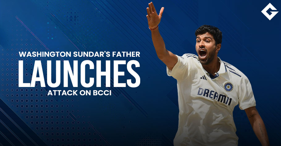 Washington Sundar's Father Launches Attack On BCCI