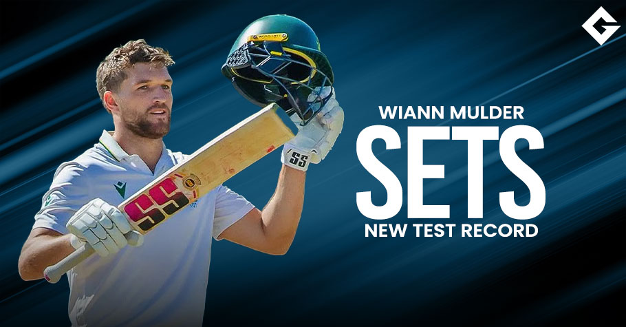 Wiann Mulder Breaks Brian Lara’s 20-Year-Old Test Record