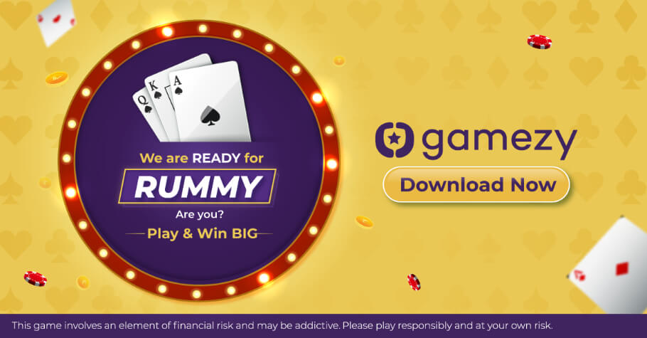 Sign up on Gamezy Rummy
