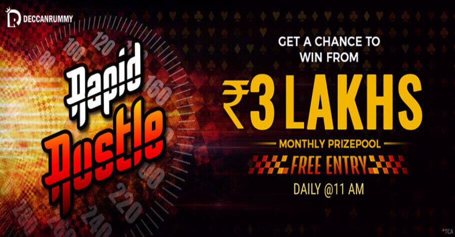 Deccan Rummy’s Rapid Rustle Promotion Offers FREE Entry & A Prize Pool Worth ₹3 Lakh