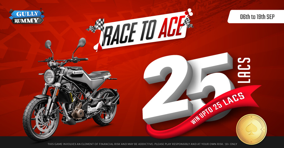 Race Your Way To The Top On Gully Rummy’s RACE TO ACE – GOLD CLUB