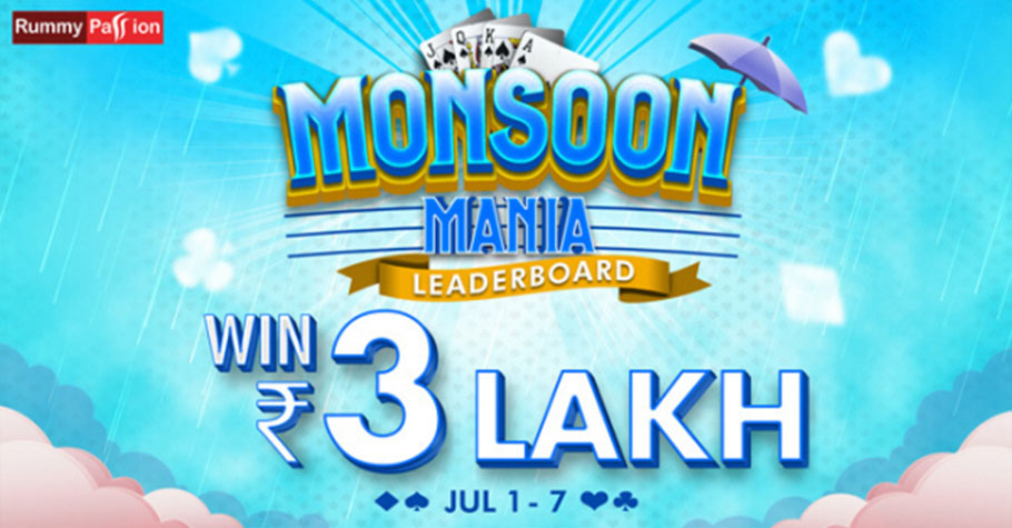 Rummy Passion’s Monsoon Mania Is A Rainfall Of Rewards