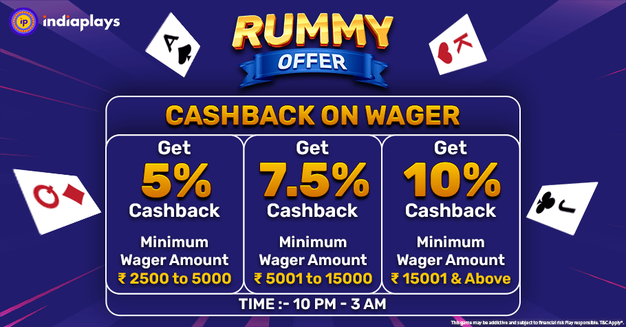 How To Get Cashback On Your Wagered Amount In Rummy?