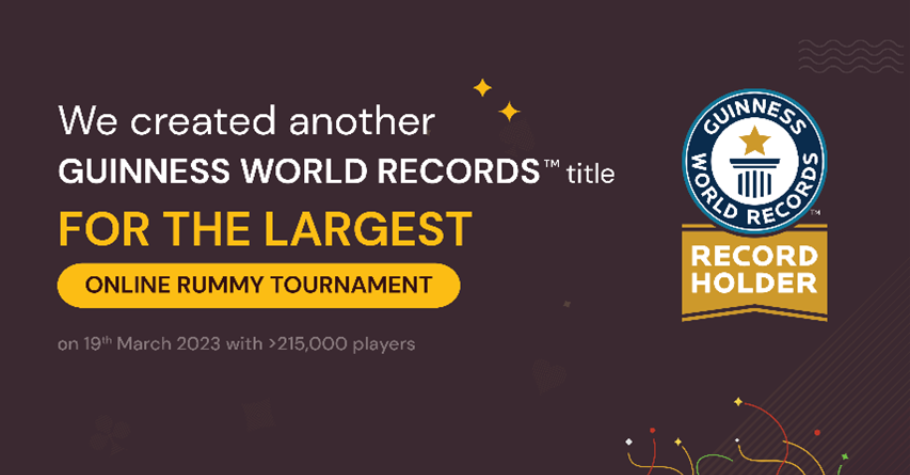RummyCulture Breaks The Guinness World Record For The Largest Online Rummy Tournament