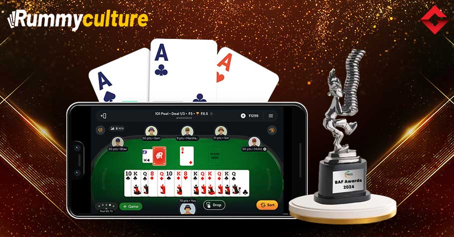 RummyCulture awarded ‘Best Card Game’ at the prestigious FICCI BAF Awards 2024