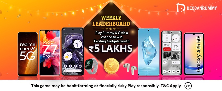 Deccan Rummy Weekly Leaderboard