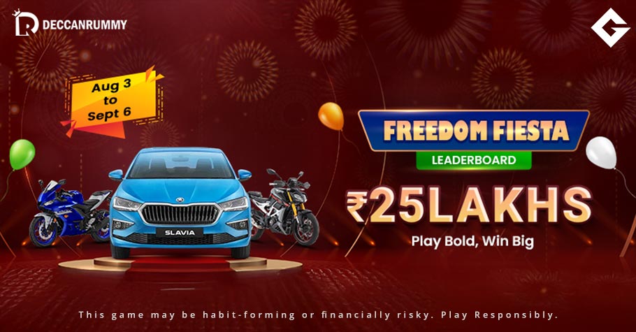 Deccan Rummy - Freedom Fietsa Leaderboard (August - September 2025)