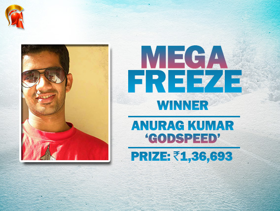 Anurag Kumar wins Spartan Mega Freeze