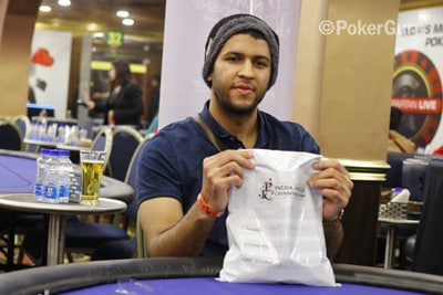 Raag Fernandes leads 58 players to Day 2 of IPC 100k Highroller