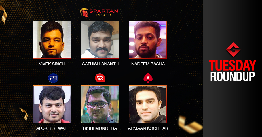 Tuesday Roundup: Basha, Singh, Ananth, Birewar, Kochhar win big!